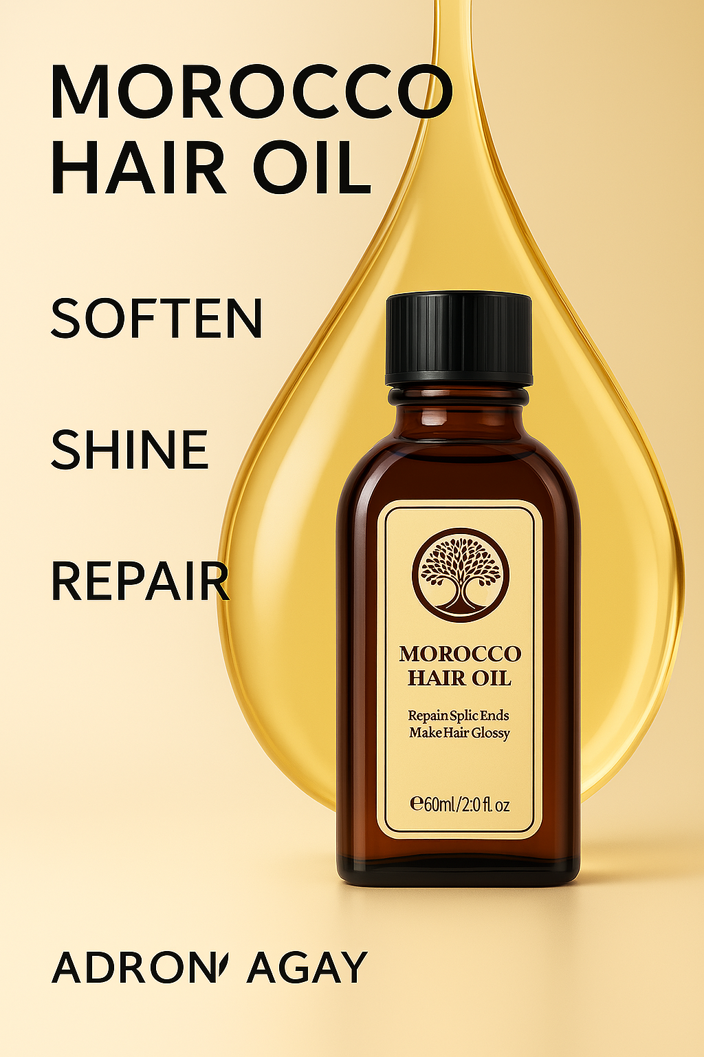 Morocco Hair Oil – Repair Split Ends, Smooth & Shine Naturally